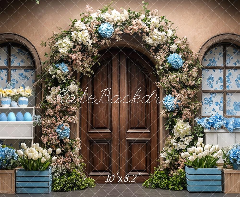 Kate Spring Flower Arch Easter Door Backdrop Designed by Mini MakeBelieve