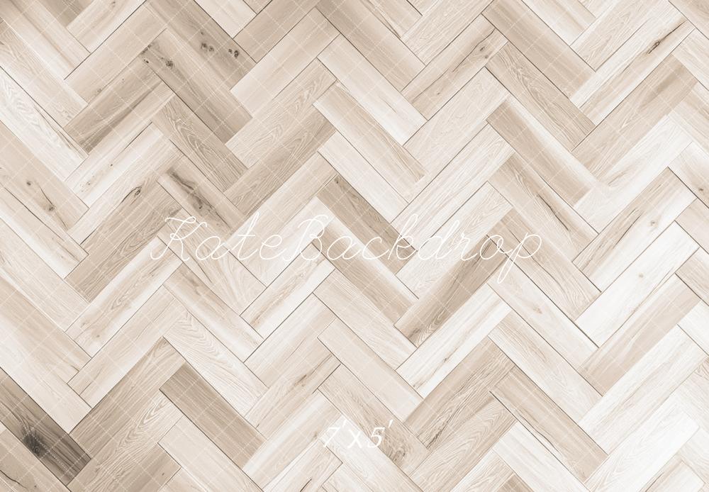 Motivo a V Herringbone di Legno Sullo Sfondo Progettato da Mini MakeBelieve