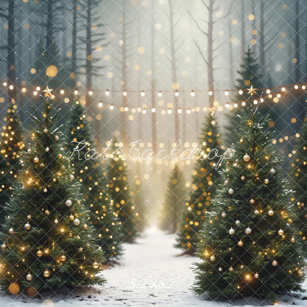 Kate Christmas Outdoor Forest Backdrop Designed by Emetselch