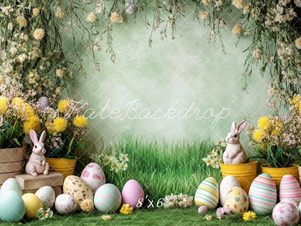 Kate Easter Bunny Egg Floral Arch Backdrop Designed by Patty Roberts