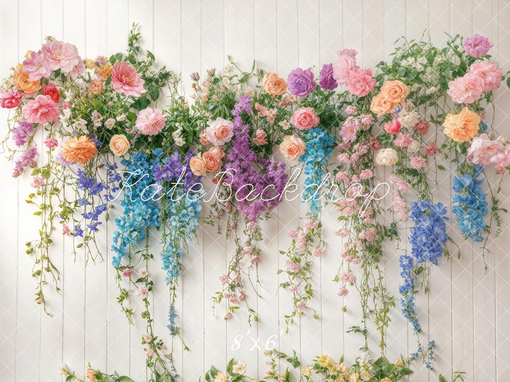 Kate Spring Flower Arch Colorful Backdrop Designed by Emetselch