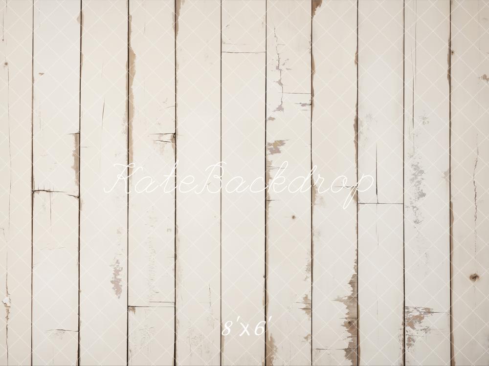 Kate Rustic White Wood Floor Backdrop Designed by Kate Image