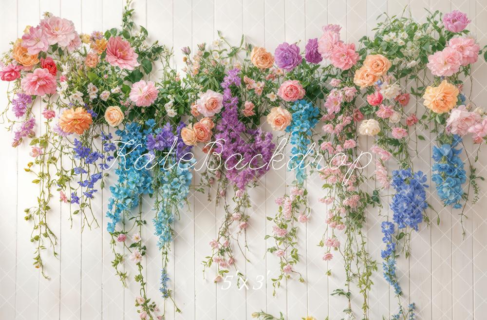 Kate Spring Flower Arch Colorful Backdrop Designed by Emetselch