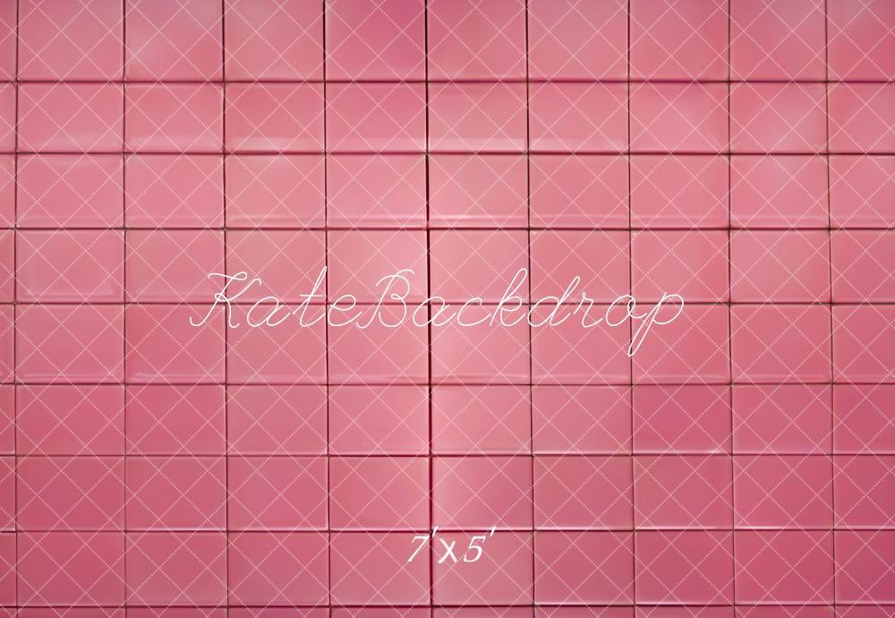 Kate Pink Tile Floor Backdrop Designed by Emetselch