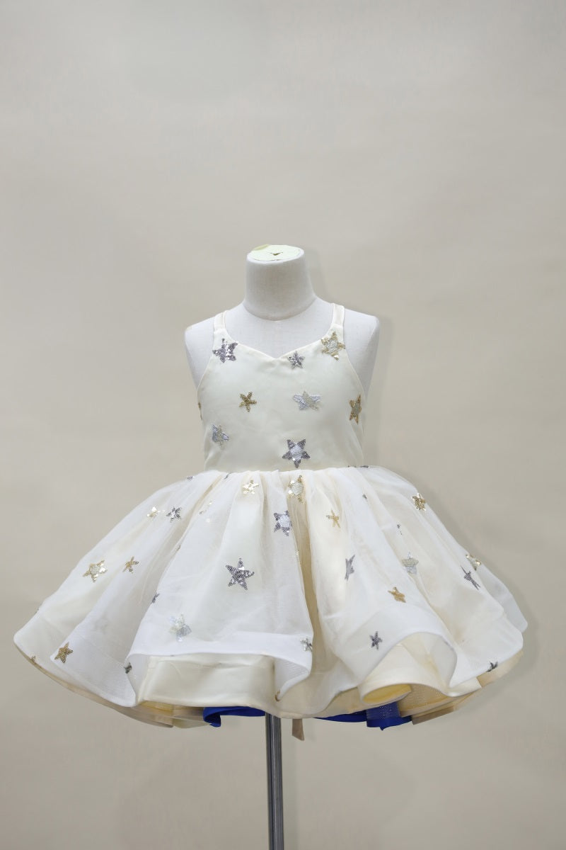 Kate Stage Tie Star Mesh Kids Dress for Photography