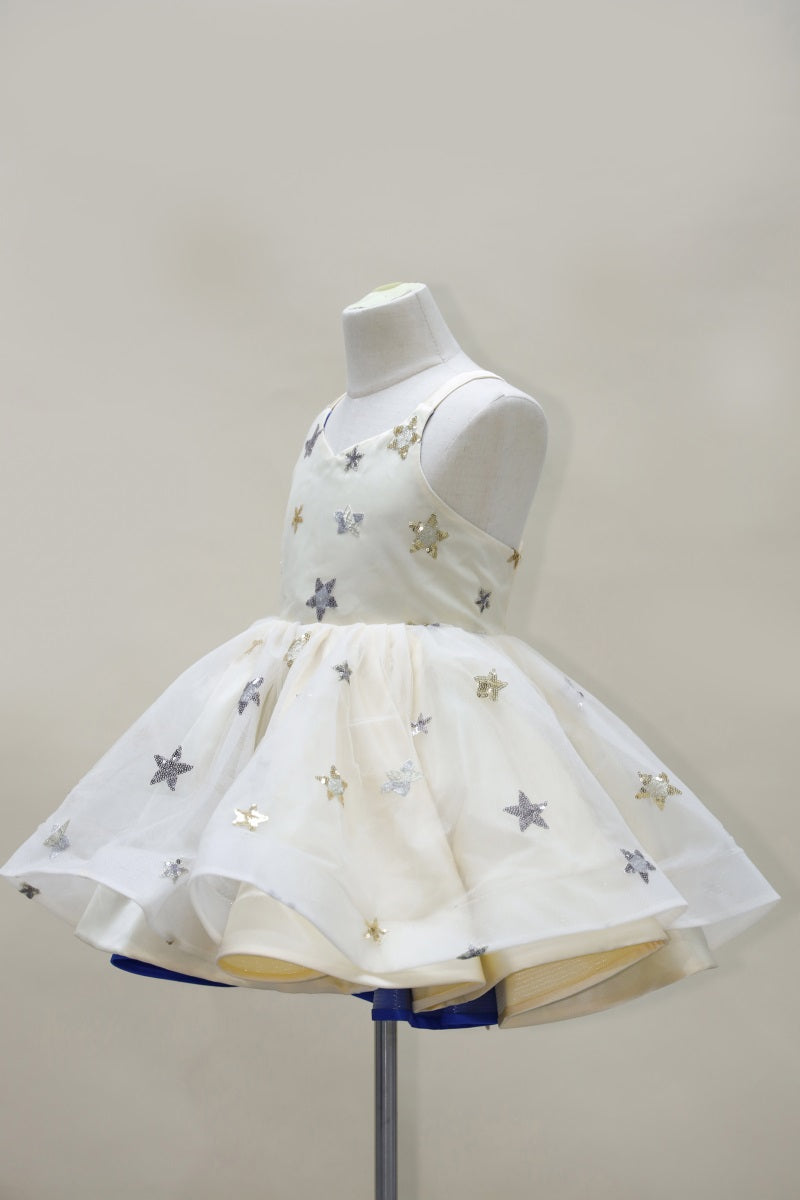 Kate Stage Tie Star Mesh Kids Dress for Photography