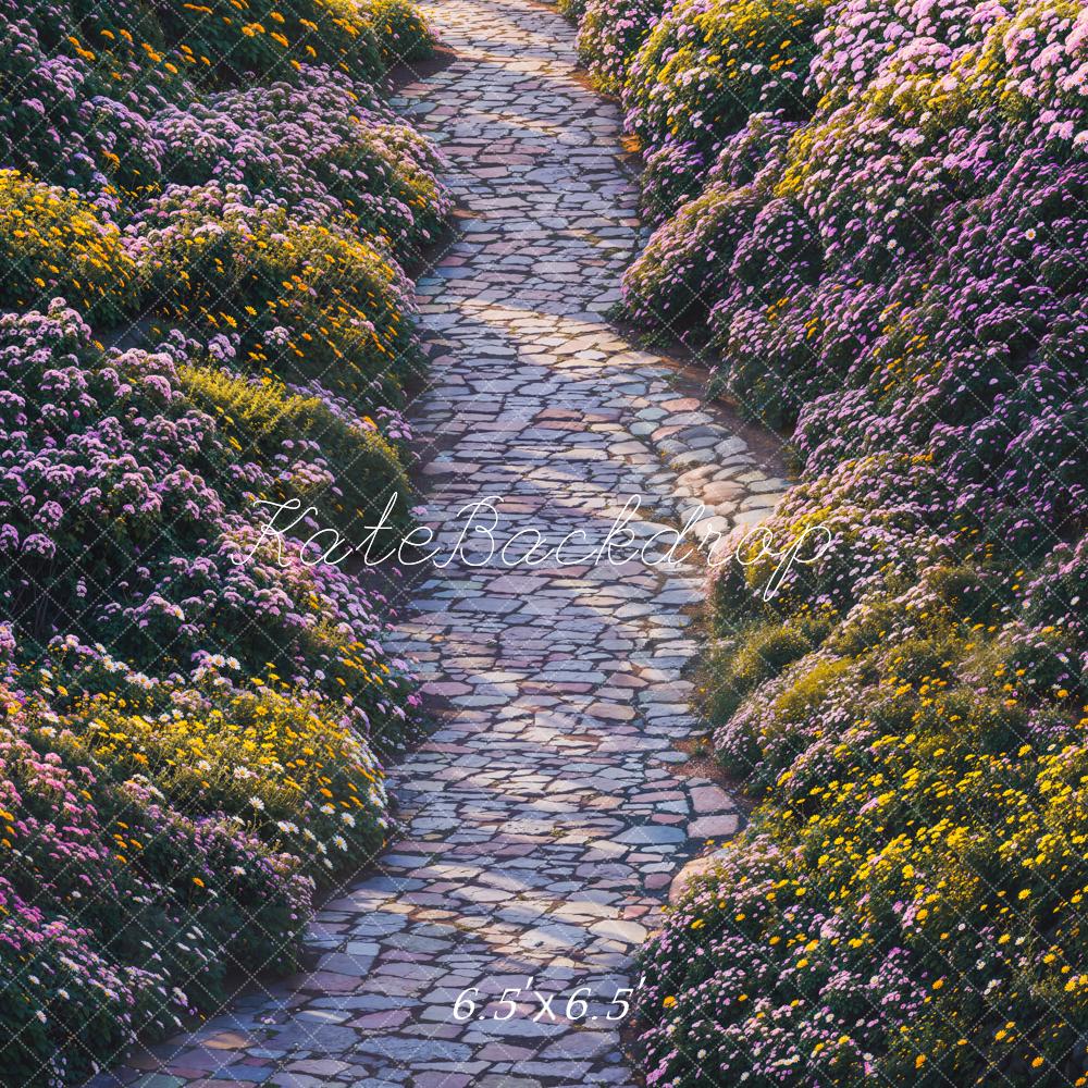 Kate Flower Pathway Garden Floor Backdrop Designed by Emetselch