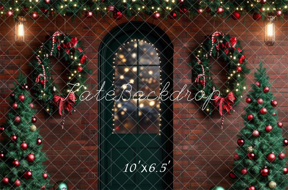 Kate Christmas Tree Wreath Door Backdrop Designed by Lidia Redekopp