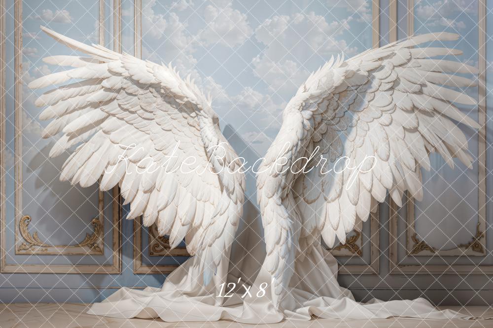 Fantasy Angel Wings Vintage Foto Achtergrond Designed by Emetselch