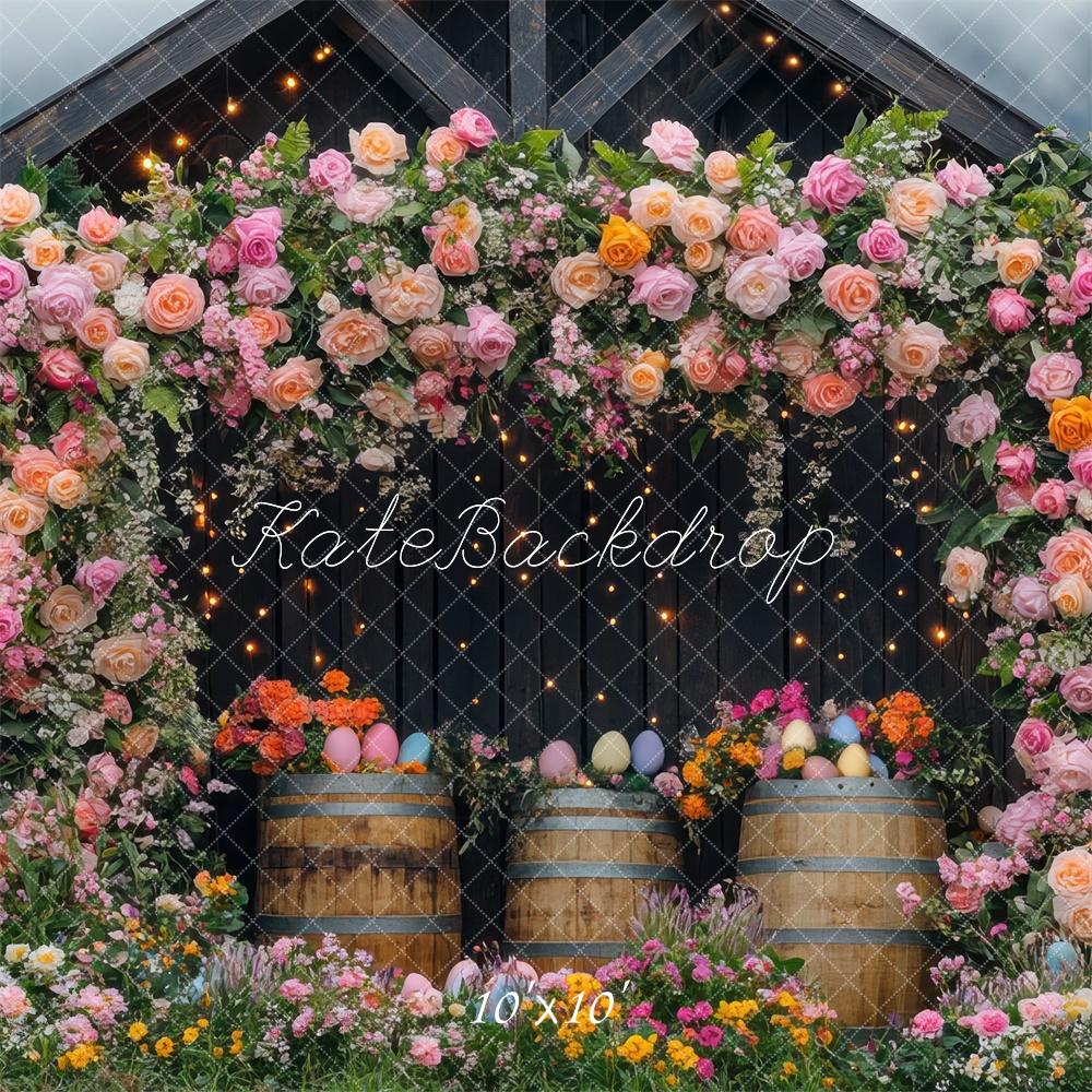 Kate Easter Barn Flower Arch Backdrop Designed by Mini MakeBelieve