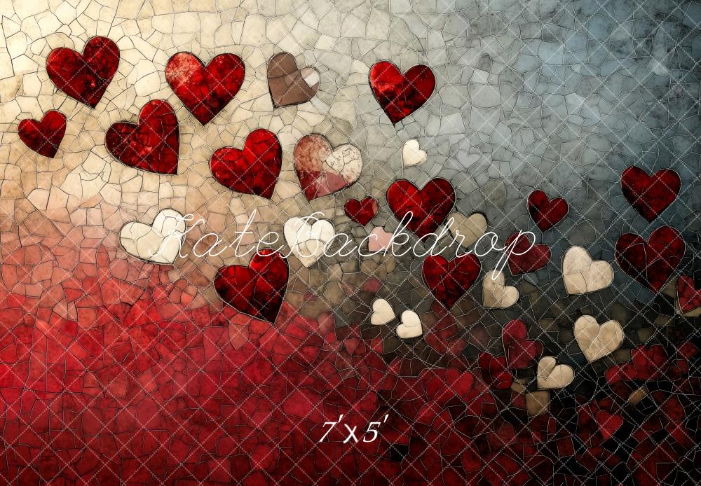 TEST Kate Valentine Mosaic Heart Gradient Wall Backdrop Designed by Patty Roberts