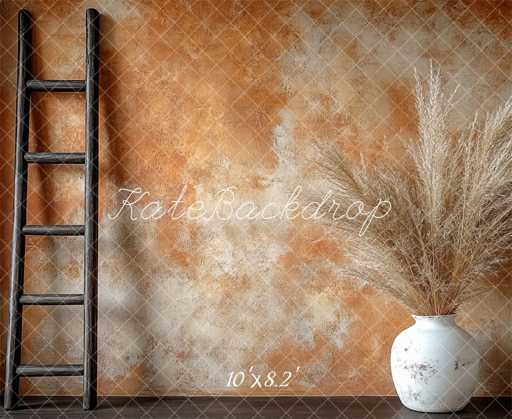 Kate Simple Boho Rustic Ladder Vase Backdrop Designed by Mini MakeBelieve