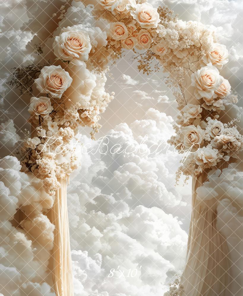 Kate Dreamy Flower Arch Cloud Backdrop Designed by Emetselch