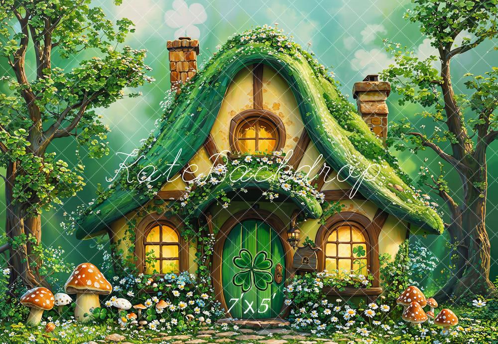 Kate Fantasy Shamrock Cottage Backdrop Designed by Emetselch