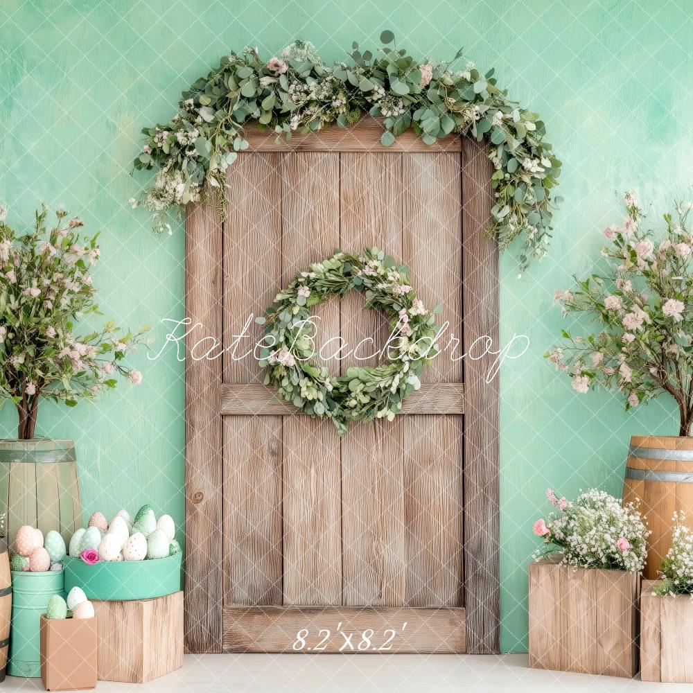 Kate Easter Floral Rustic Door Backdrop Designed by Patty Roberts