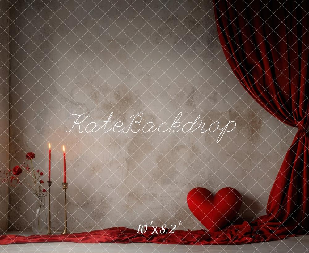 Kate Valentine Simple Romantic Heart Wall Backdrop Designed by Mini MakeBelieve