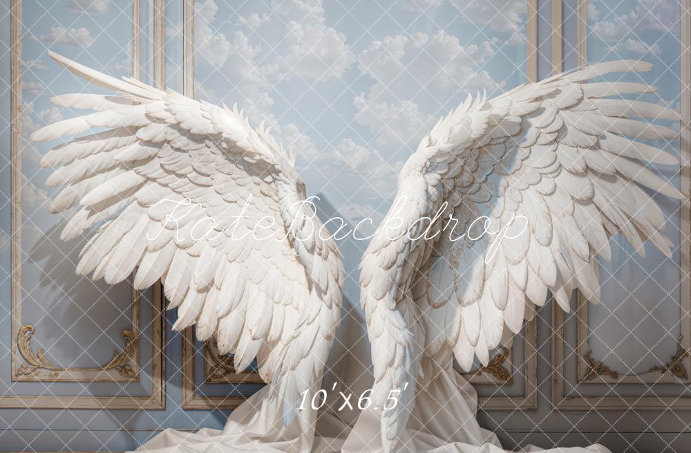 Fantasy Angel Wings Vintage Foto Achtergrond Designed by Emetselch