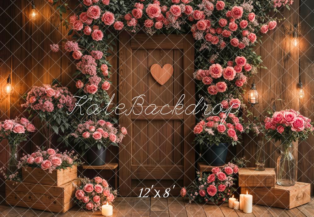 Kate Floral Arch Rustic Wedding Backdrop Designed by Emetselch