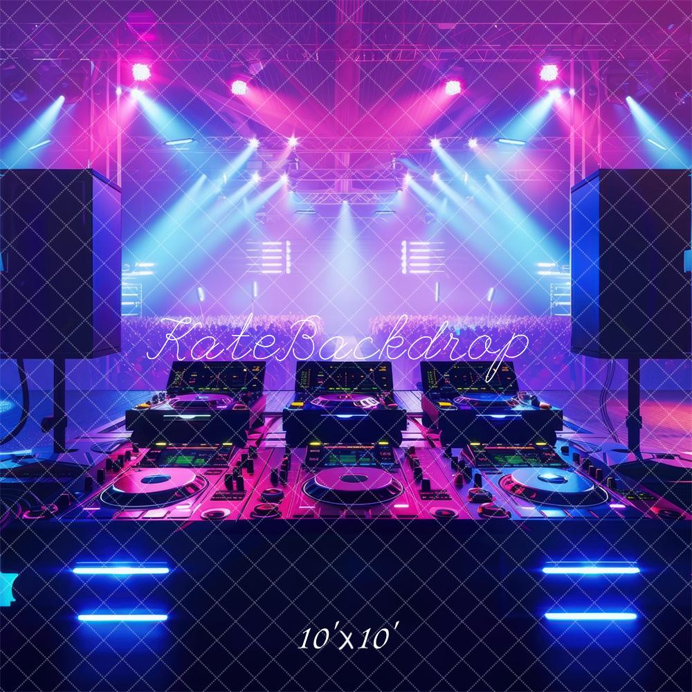 Fondo de luces de escenario DJ Colorido Diseñado por Mini MakeBelieve