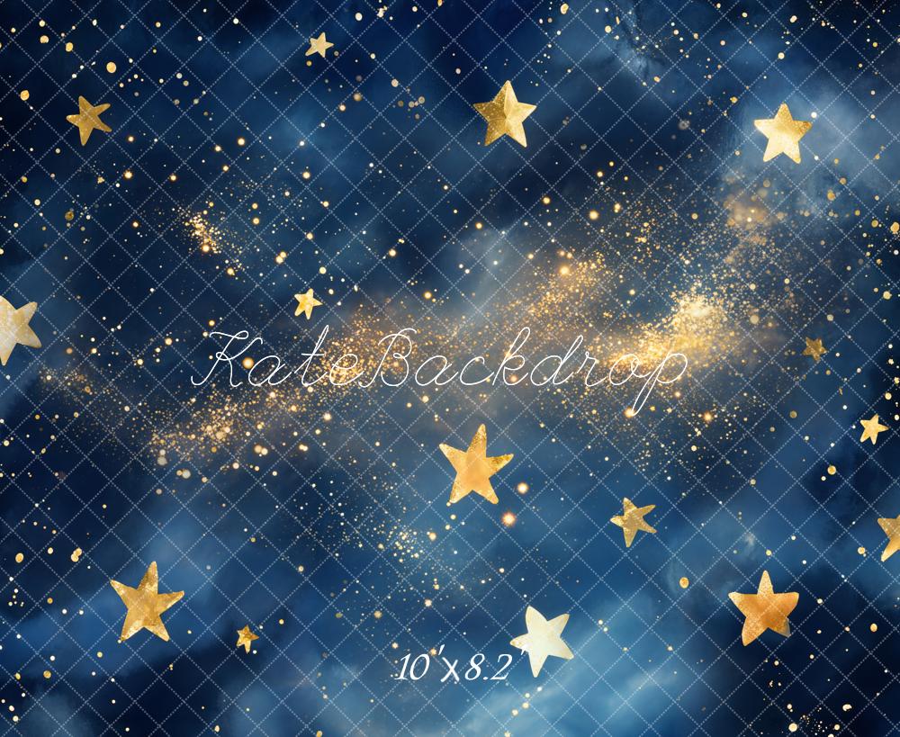 TEST Kate Birthday Starry Night Sky Galaxy Backdrop Designed by Emetselch