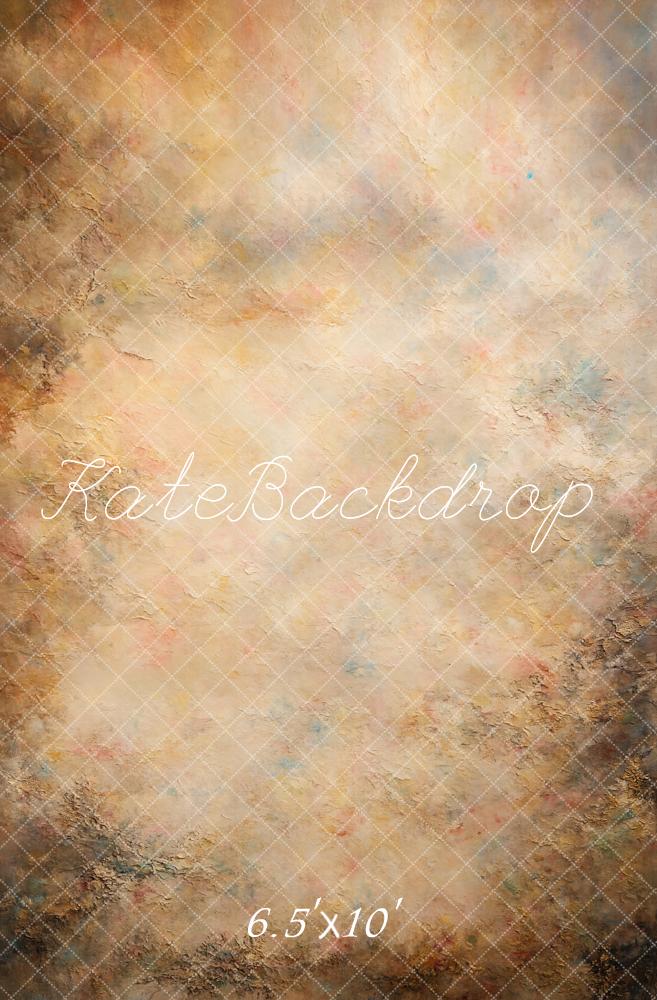 Kate Abstract Texture Vintage Light Brown Backdrop Designed by Emetselch