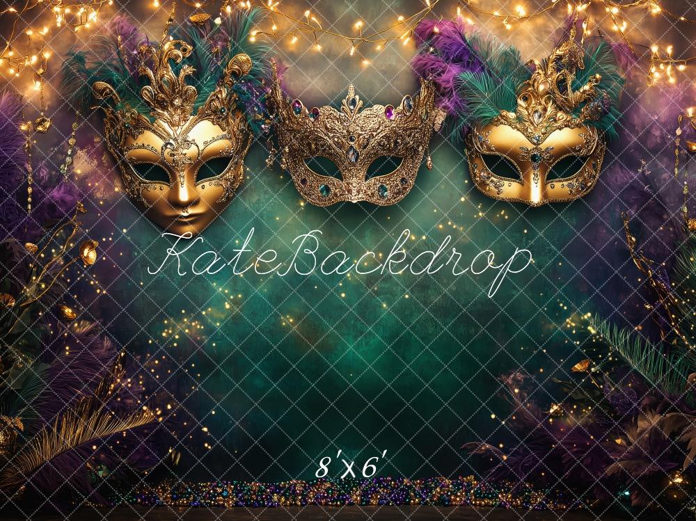 Kate Carnival Mardi Gras Mask Backdrop Designed by Patty Roberts