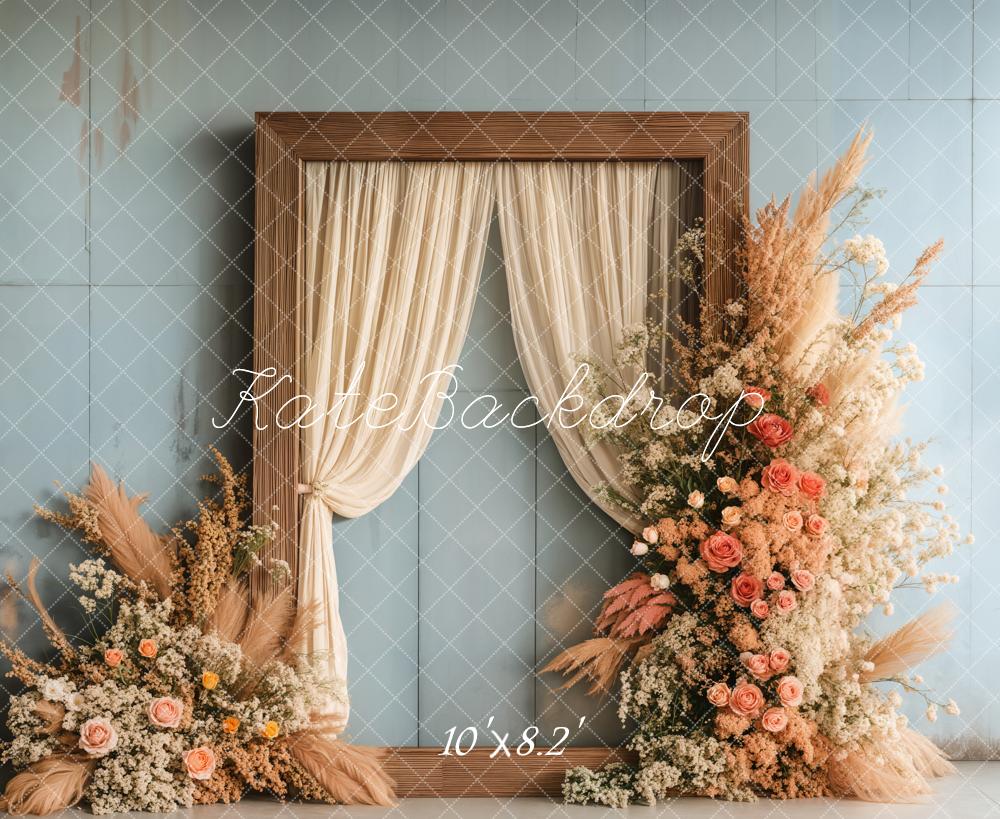 Fondo de Boda Floral Boho diseñado por Emetselch