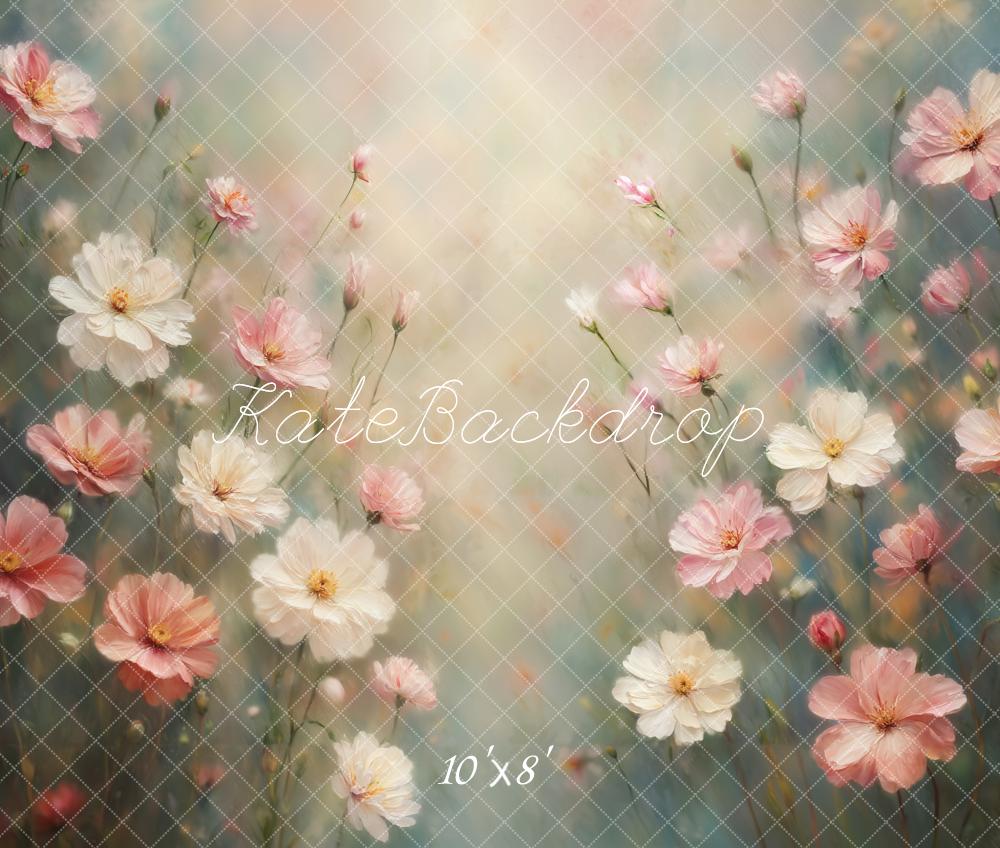 Fondo Pastel Floral de Arte Fino de Primavera Diseñado por Emetselch