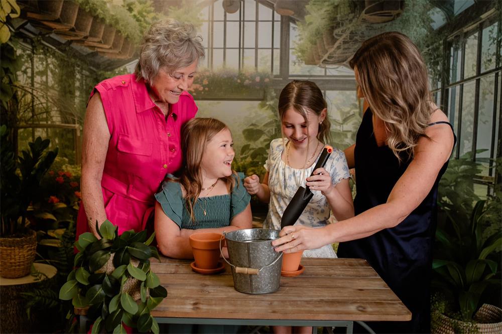 Kate Spring Greenhouse Backdrop Designed by Abbas Studio