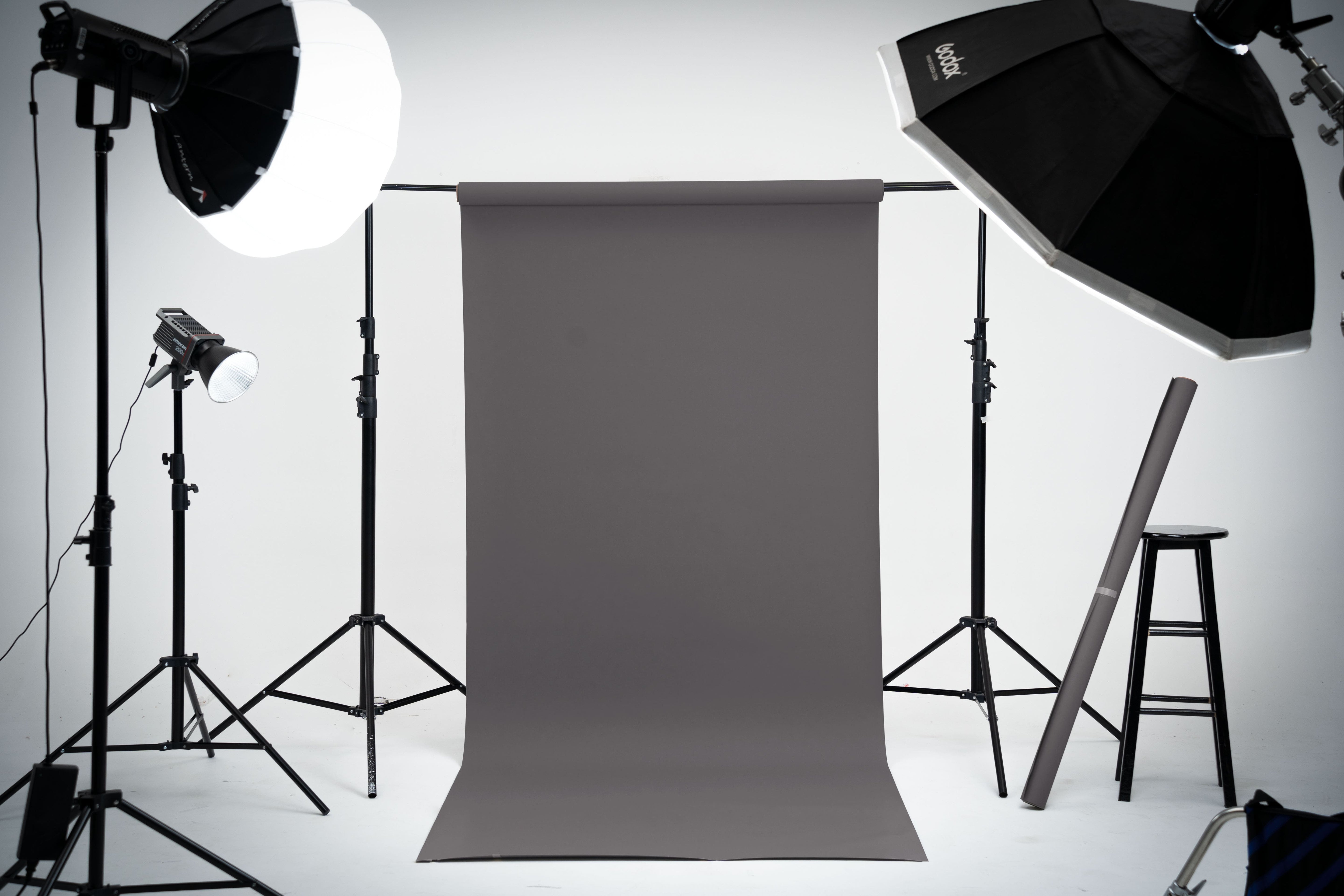 RTS Kate Storm Gray Seamless Paper Backdrop for Photography