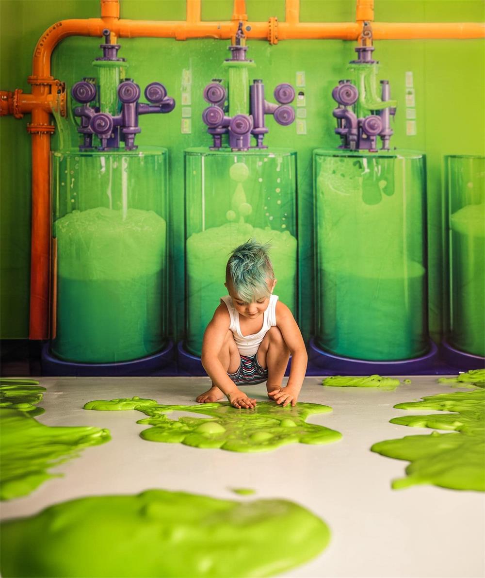 Fattoria Slime in 3D Verde Techno di Mini MakeBelieve