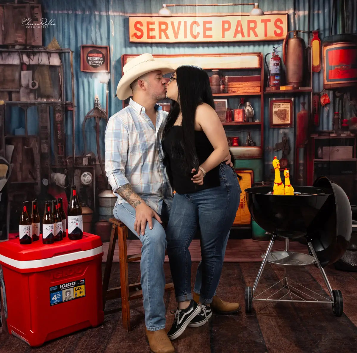 Kate Service Parts Tool Backdrop Designed by Chain Photography