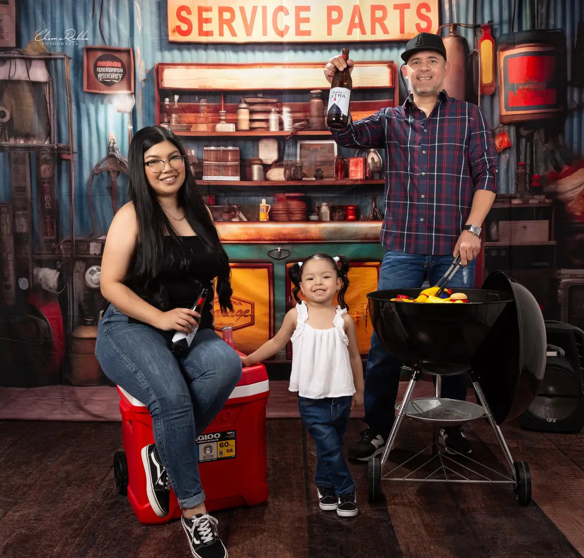 Kate Service Parts Tool Backdrop Designed by Chain Photography