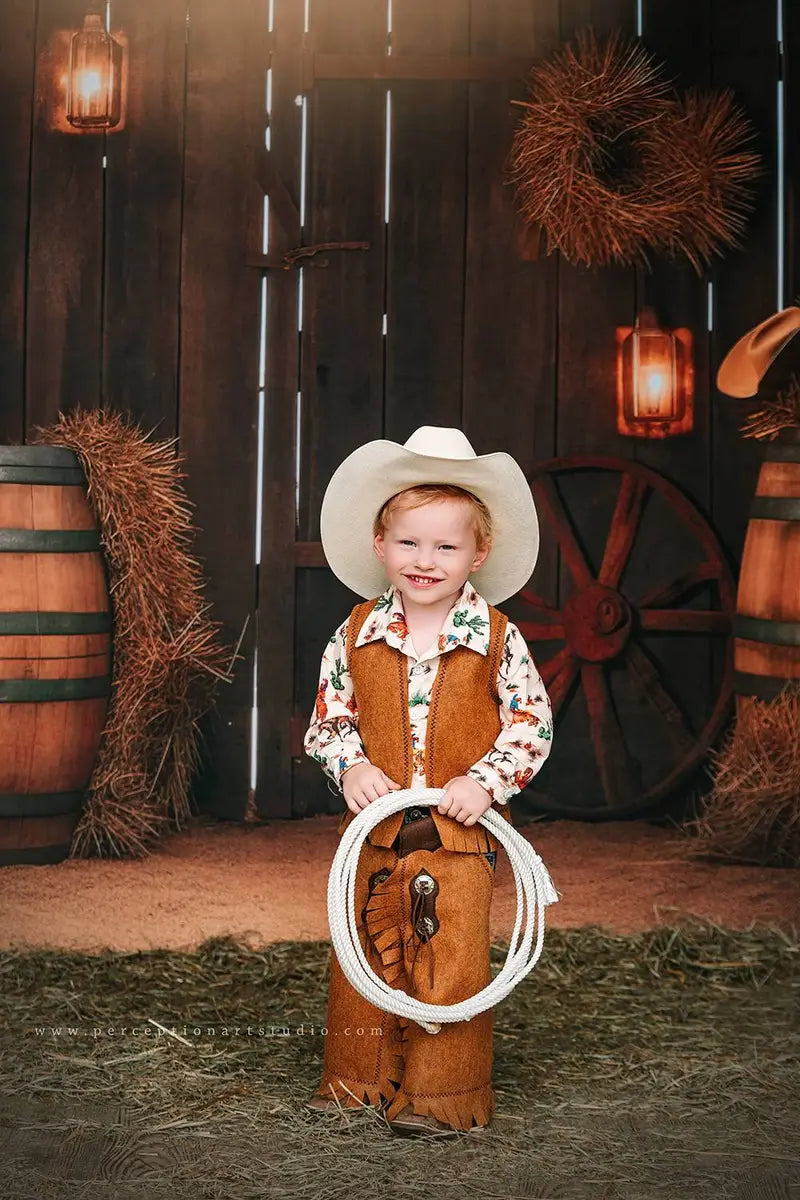 Kate Autumn Barn Backdrop Designed by Chain Photography