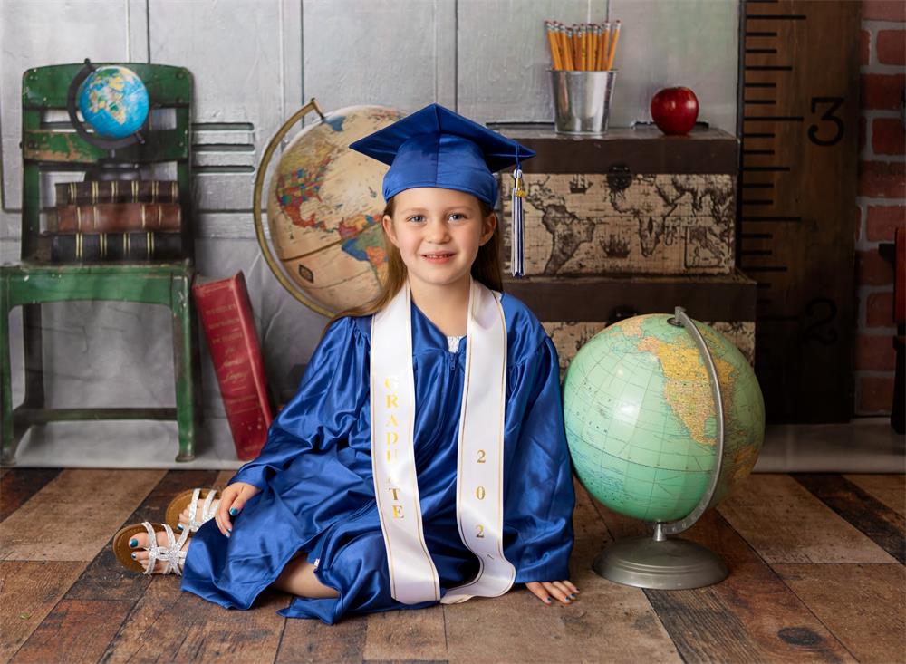 School Grad Achtergrond voor Fotografie Ontworpen Door Erin Larkins