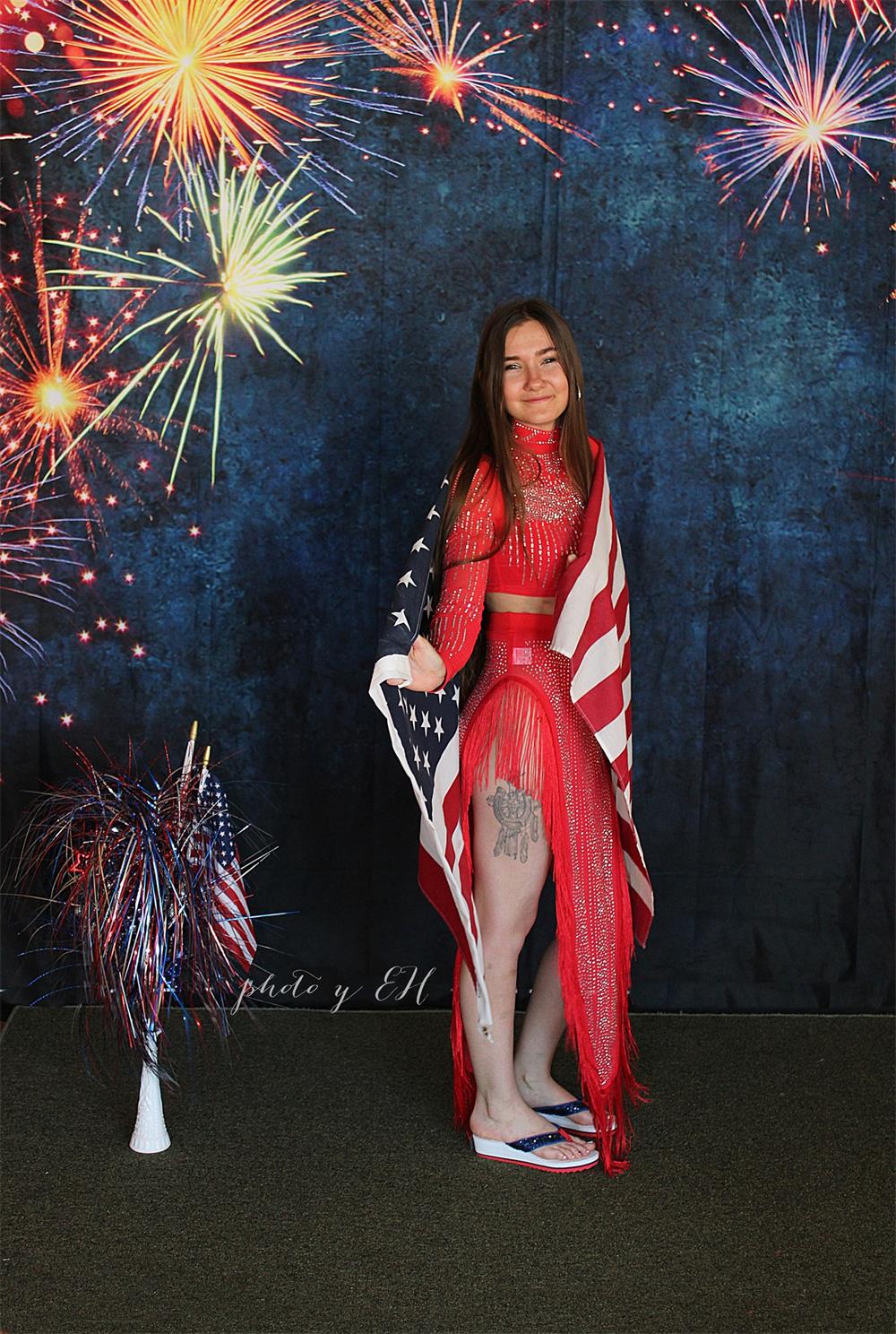 Kate Firework Celebration Happy New Year Backdrop Designed By Mandy Ringe Photography