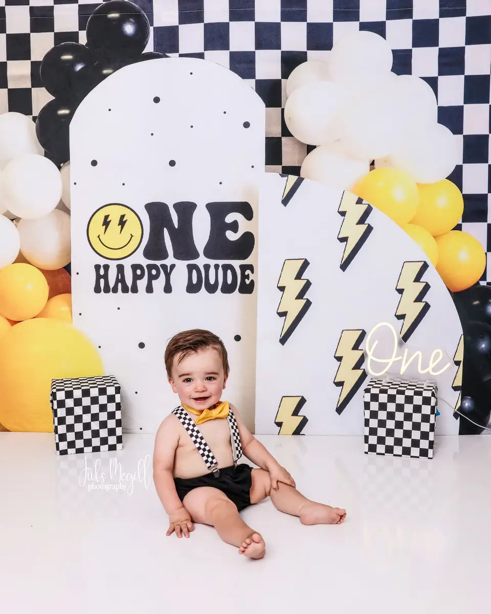 Kate One Happy Dude Backdrop Designed by Megan Leigh Photography