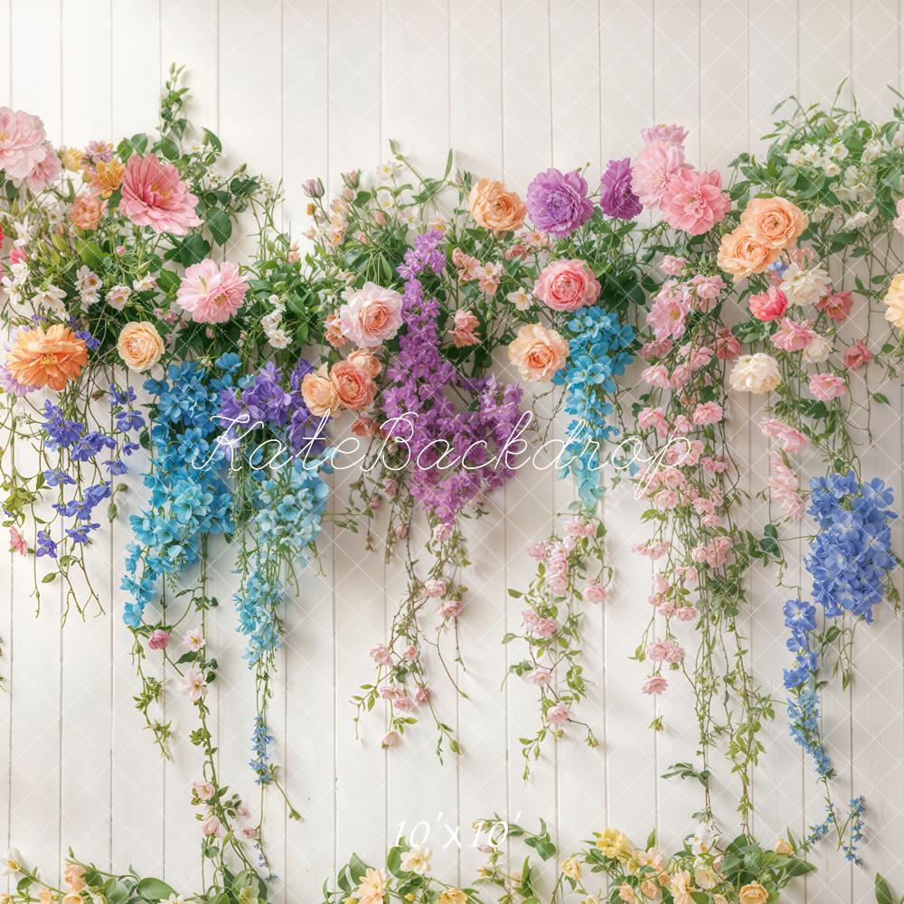 Kate Spring Flower Arch Colorful Backdrop Designed by Emetselch