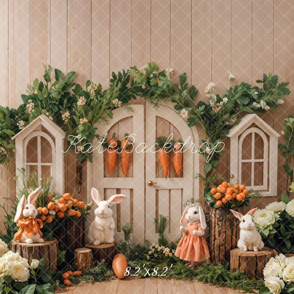 Kate Easter Bunny Garden Backdrop Designed by Emetselch