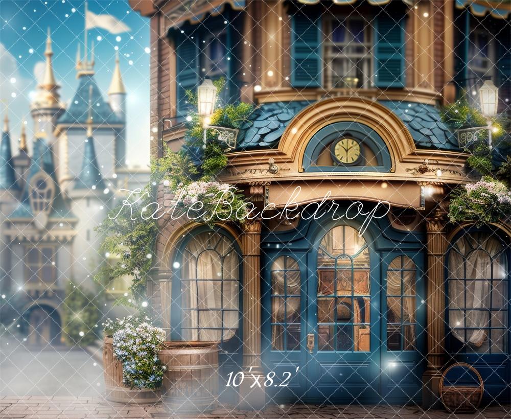 Kate Fantasy Castle Enchanted Town Backdrop Designed by Lidia Redekopp