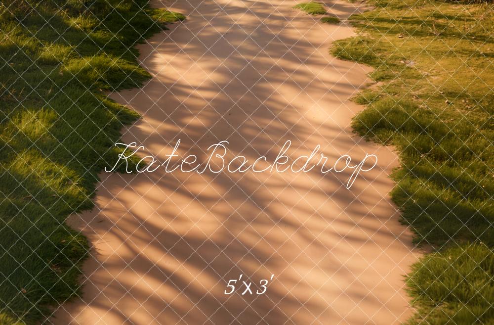 Forest Shadow Meadow Path Floor Foto Achtergrond Designed by Kate Image