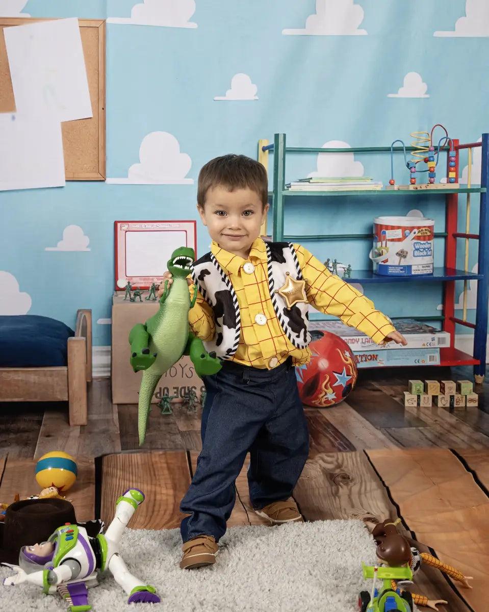 Kate Toy Room With Bed Children Backdrop for Photography Designed by Erin Larkins