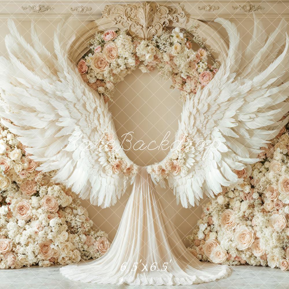 Kate Dreamy Angel Floral Wedding Backdrop Designed by Emetselch