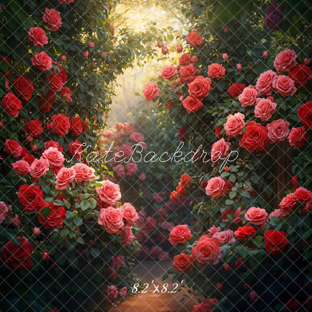 Kate Romantic Rose Garden Backdrop Designed by Emetselch