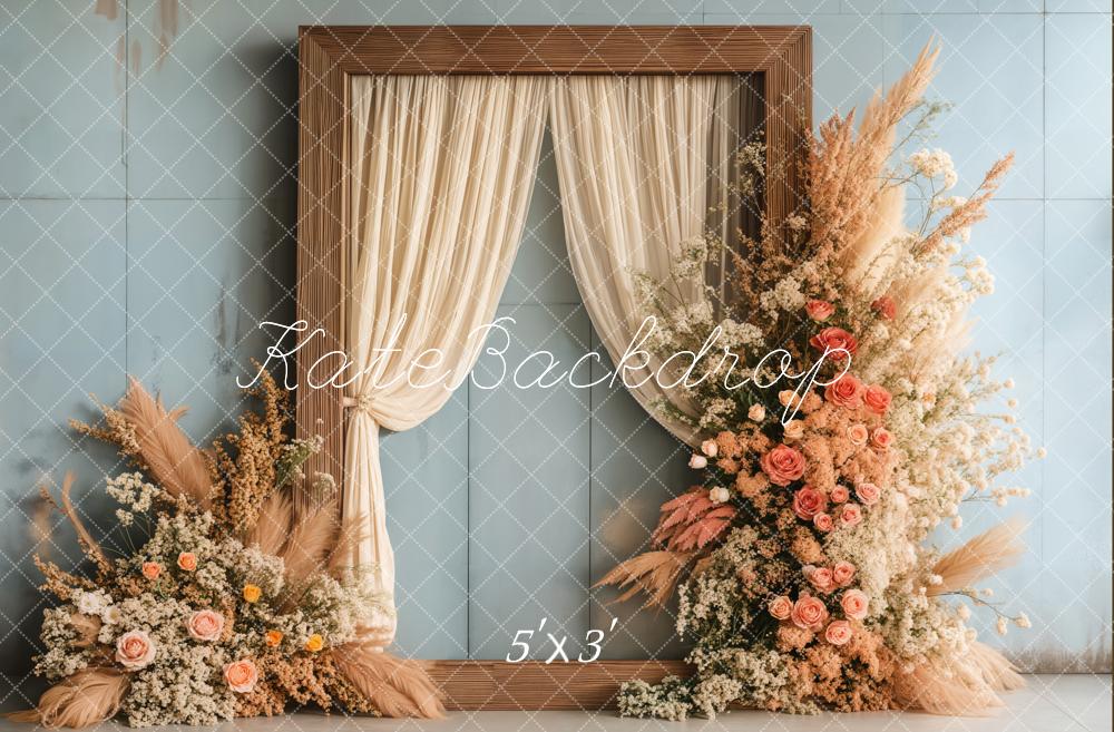 Fondo de Boda Floral Boho diseñado por Emetselch