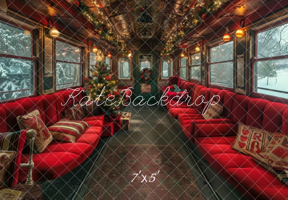 Kerst Polar Train Foto Achtergrond Designed by Lidia Redekopp