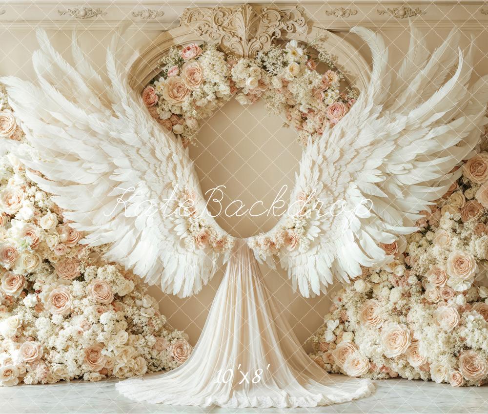 Kate Dreamy Angel Floral Wedding Backdrop Designed by Emetselch