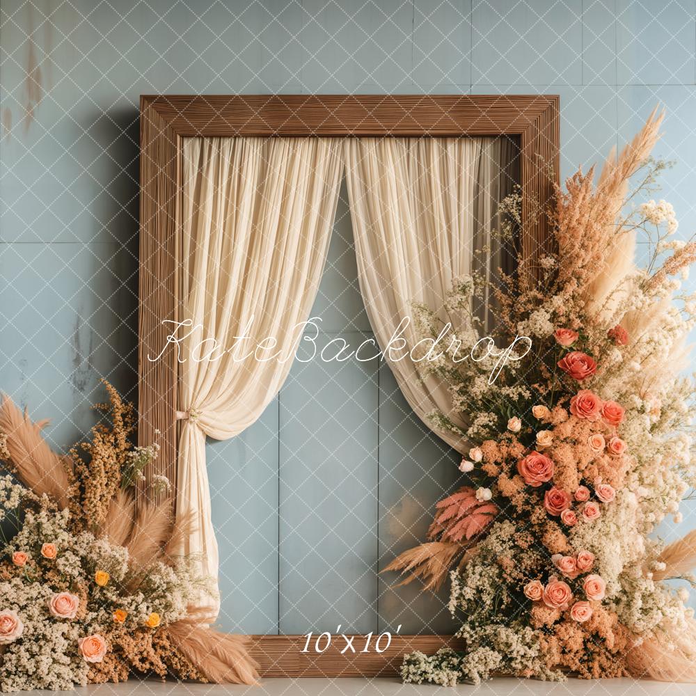 Fondo de Boda Floral Boho diseñado por Emetselch