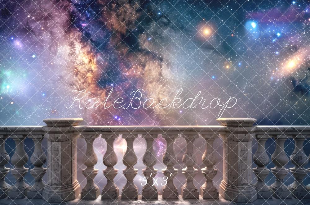 Kate Galaxy Balcony Starry Night Backdrop Designed by Mini MakeBelieve