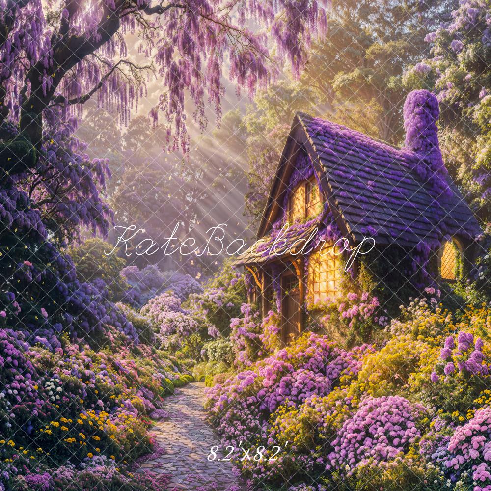 Kate Dreamy Fairy Cottage Forest Backdrop Designed by Emetselch